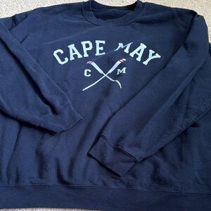 Cape May Navy Blue Crew neck sweatshirt